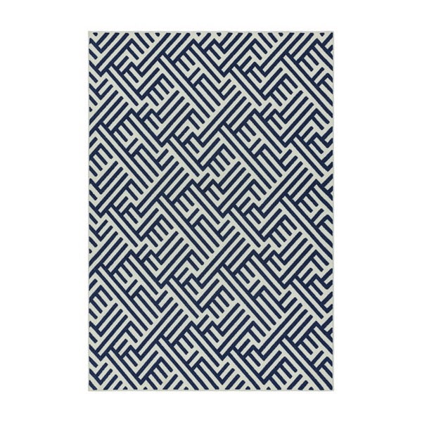 Plavo-bijeli tepih Asiatic Carpets Linear, 160 x 230 cm