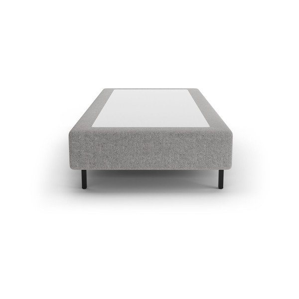 Sivi tapecirani krevet bez uzglavlja 90x200 cm Whale – Micadoni -image-2