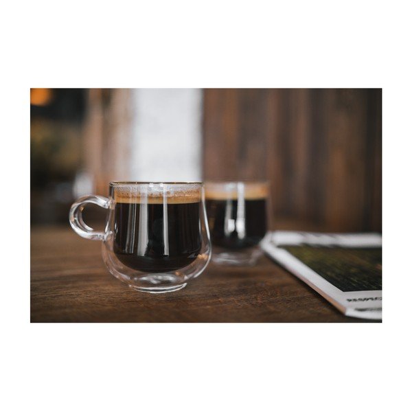 Set s 2 šalice s dvostrukim staklenim stijenkama Vialli Design, 250 ml-image-4