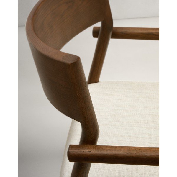 Smeđa/bež blagovaonska stolica Falconera – Kave Home-image-2