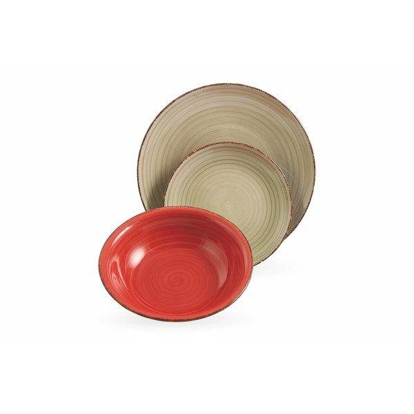 Set od 18 komada zemljanih tanjura VDE Tivoli 1996 Baita Tavola-image-3