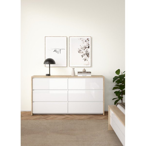 Bijela komoda 157x84x48 cm Next – Tvilum-image-1