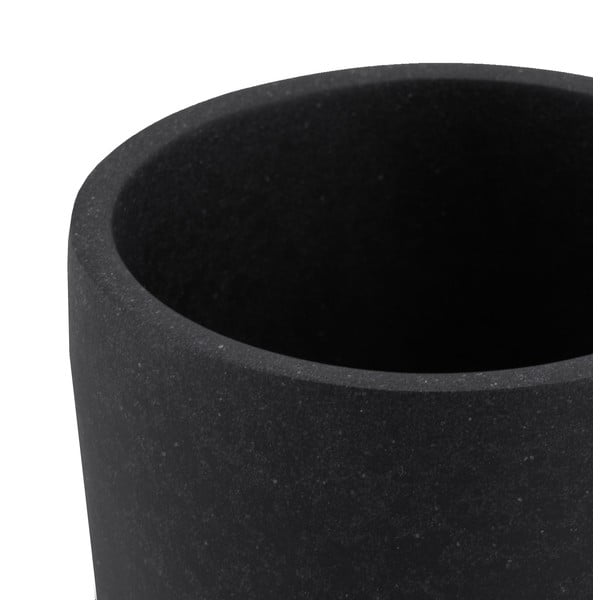 Siva čašica za četkice za zube od poliresina Sandy - Tomasucci-image-1