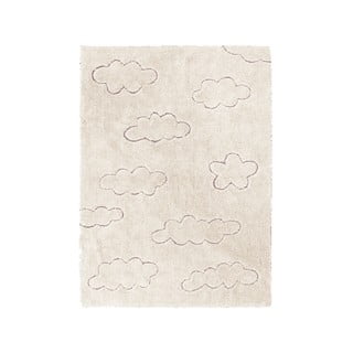 Krem periv/ručno rađen pamučan dječji tepih 120x160 cm Clouds – Lorena Canals