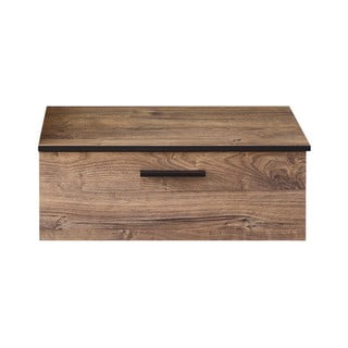Smeđi viseći kupaonski ormarić u dekoru hrasta 71x27,5 cm Set 374 - Pelipal