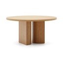 Okrugao blagovaonski stol u dekoru hrasta ø 150 cm Nealy – Kave Home