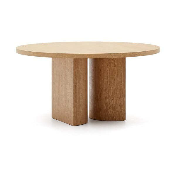 Okrugao blagovaonski stol u dekoru hrasta ø 150 cm Nealy – Kave Home