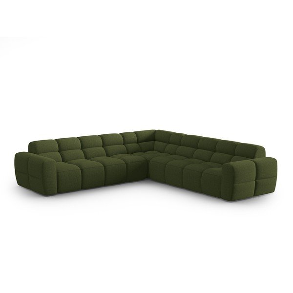 Zelena kutna garnitura Lisa – Micadoni Home