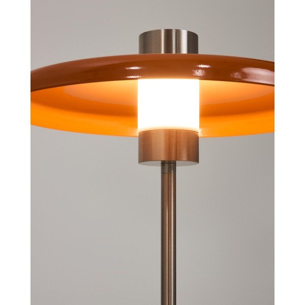 Narančasta stolna lampa s metalnim sjenilom (visina 32,5 cm) Nuvira – Kave Home-image-3