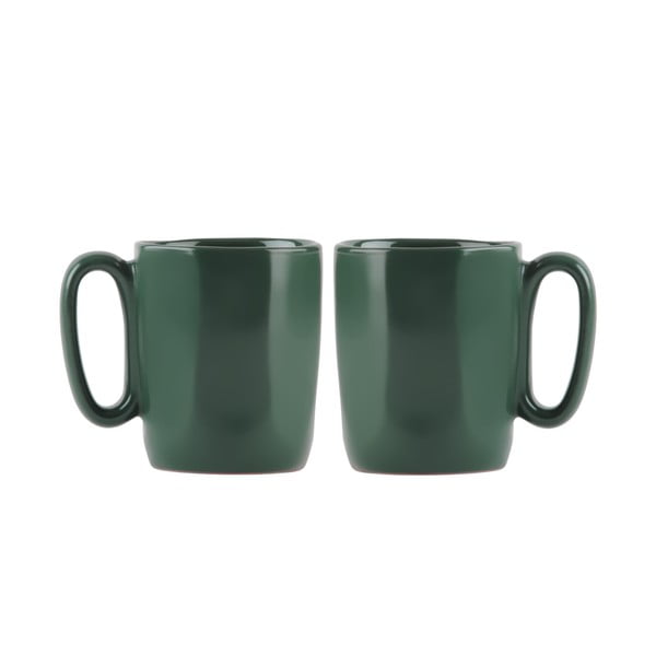 Tamno zelene šalice u setu 2 kom za espresso od kamenine 80 ml Fuori – Vialli Design