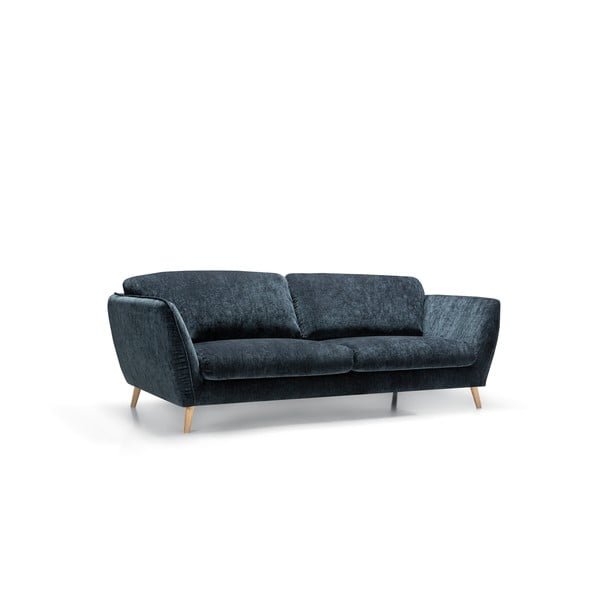 Plava baršunasta sofa 227 cm Stella – Sits-image-3