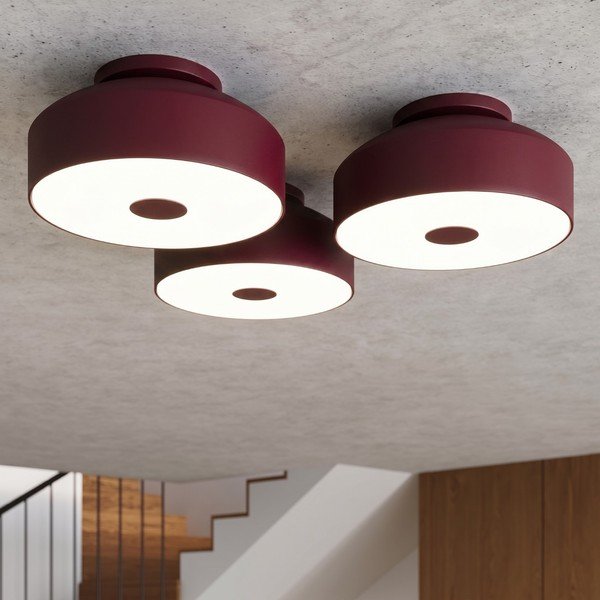 Bordo željezna stropna svjetiljka ø 30 cm Omiq – Sollux-image-3