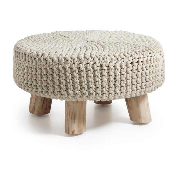 La Forma Storm široka kremasta stolica za noge