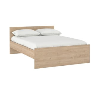 Bračni krevet 140x190 cm u prirodnoj boji Naia – Tvilum