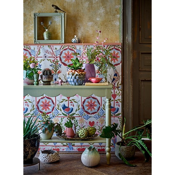 Svijetlo zeleni pomoćni stol od masivnog bora 36x106 cm Salla – Bloomingville-image-2