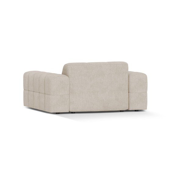 Krem fotelja od šenila Chicago – Cosmopolitan Design-image-2