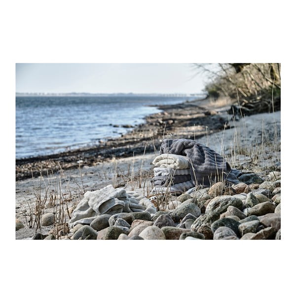 Smeđi pamučni ručnik 70x140 cm Inu – Zone-image-3