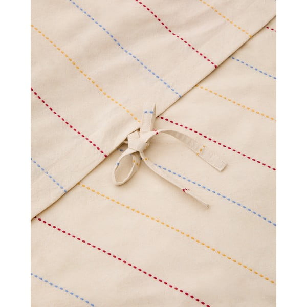 Bež dječja posteljina za dječji krevetić od organskog pamuka s uključenom plahtom 110x180 cm Indani – Kave Home-image-4