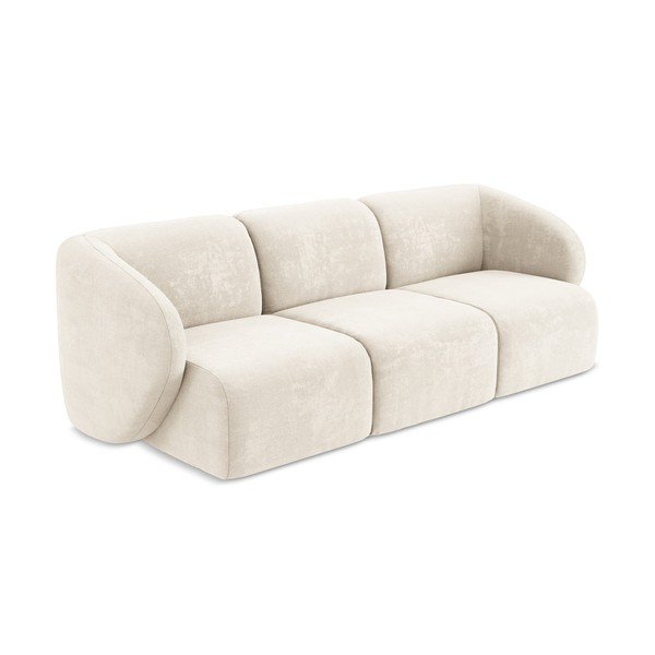 Bež sofa od šenila 244 cm Lani – Makamii-image-2