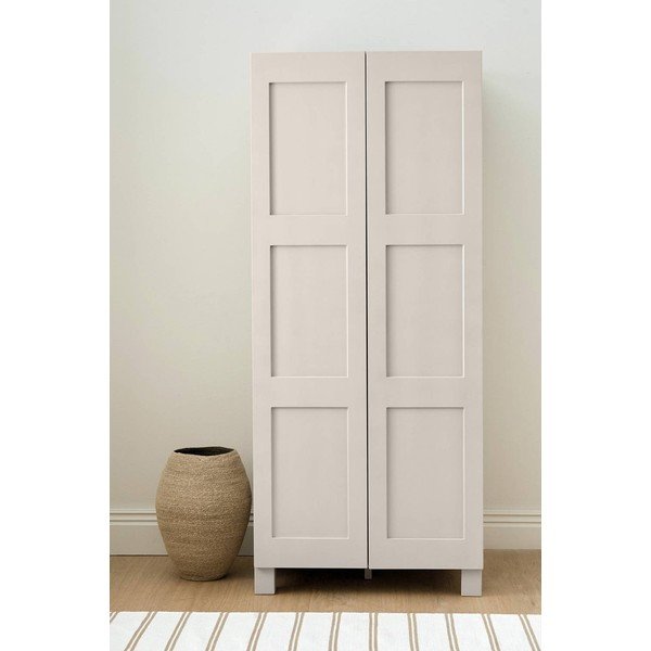 Sivo-bež viseći ormar od MDF-a 80x190x61 cm Ben – Ellos Home-image-3