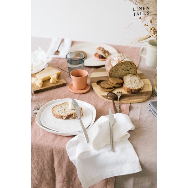 Set od 2 bijele lanene salvete Linen Tales-image-1