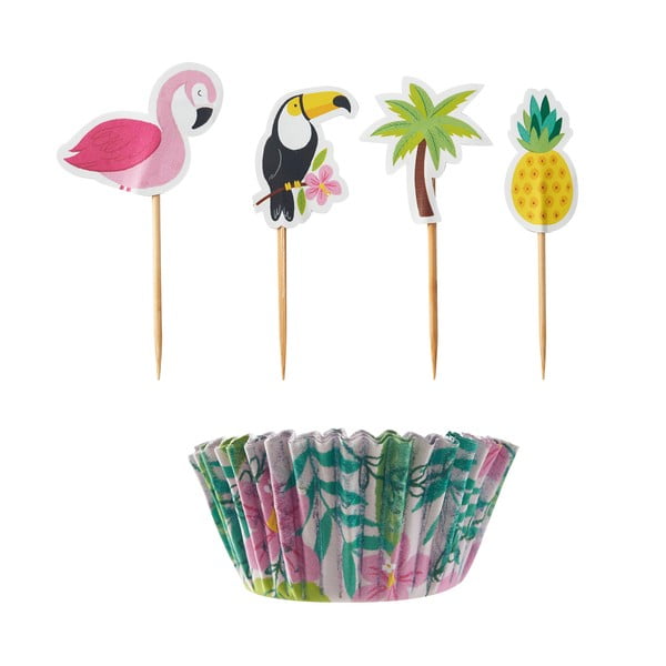 Set papirnatih kolača i udubljenja za Mason Cash Tropical cupcakes