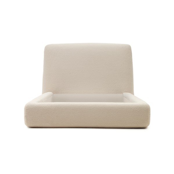 Bež tapecirani krevet 90x200 cm Martina – Kave Home-image-4