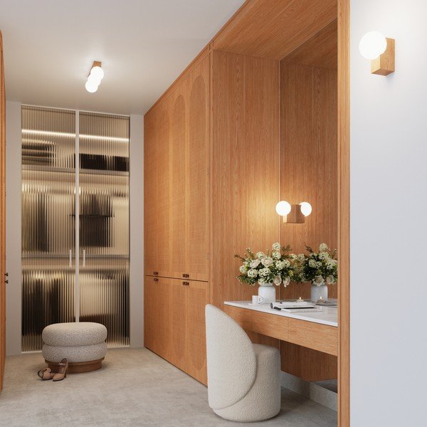 Bijela/u prirodnoj boji zidna lampa ø 12 cm Solum – Sollux-image-2