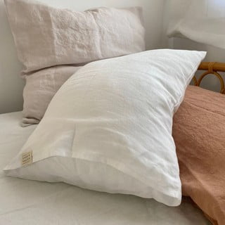 Lanena jastučnica 80x80 cm White – Linen Tales