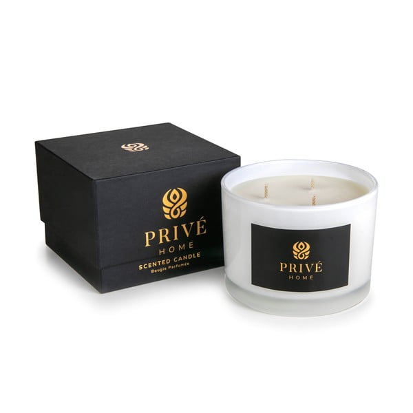 Mirisna svijeća od sojinog voska vrijeme gorenja 35 h Safran-Ambre Noir – Privé Home-image-2