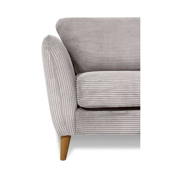 Svijetlo siva sofa od samta 206 cm Paris – Scandic-image-4