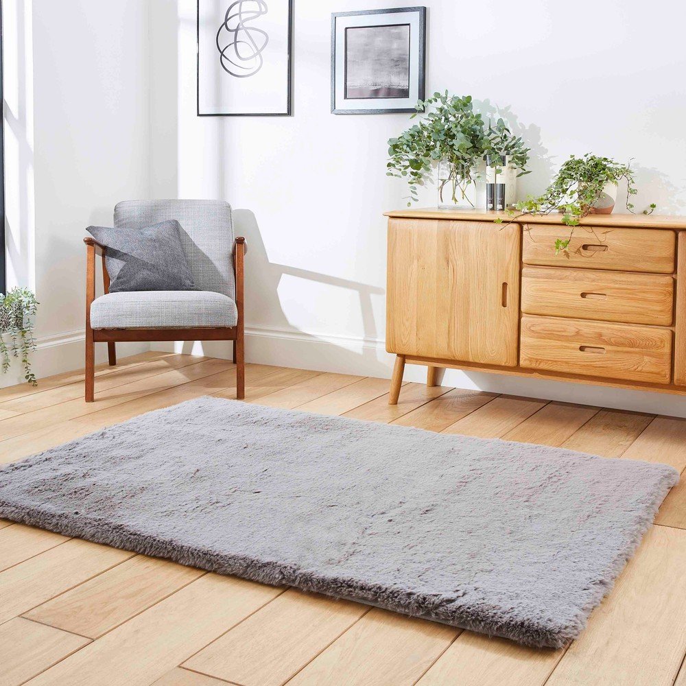 Sivi tepih 60x120 cm Super Teddy – Think Rugs | Bonami