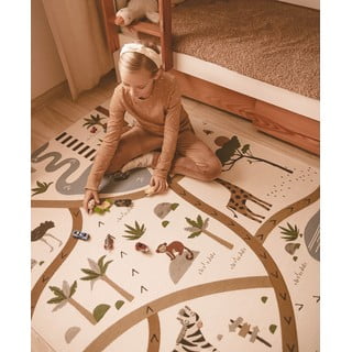 Krem dječji tepih 123x180 cm Little Savannah – Nattiot