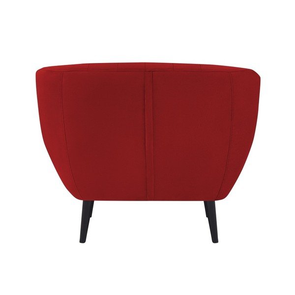 Crvena baršunasti fotelja Mazzini Sofas Toscane-image-4