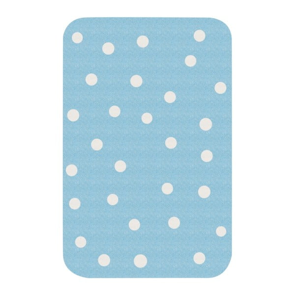 Dječji plavi tepih Zala Living Dots, 67 x 120 cm