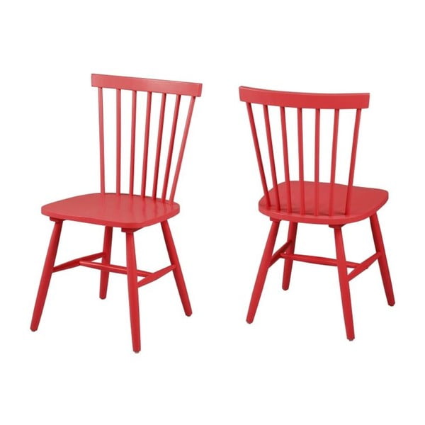 Crvena stolica za blagovanje Actona Riano