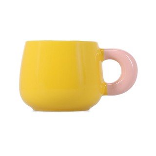 Žuta  šalica od new china bone porculana 470 ml Coco – ONA