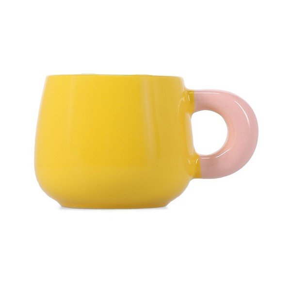 Žuta  šalica od new china bone porculana 470 ml Coco – ONA