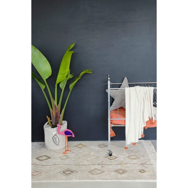 Bež periv/ručno rađen pamučan tepih 170x240 cm Kaarol Earth – Lorena Canals-image-3