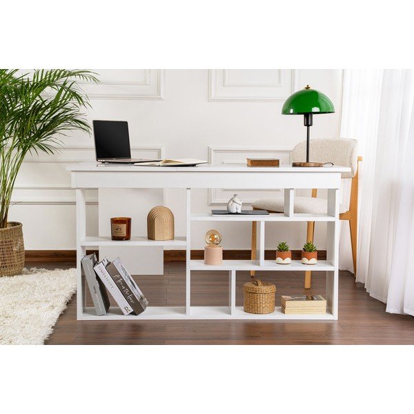 Radni stol u mat dekoru 120x130 cm Vesper – Kalune Design-image-3