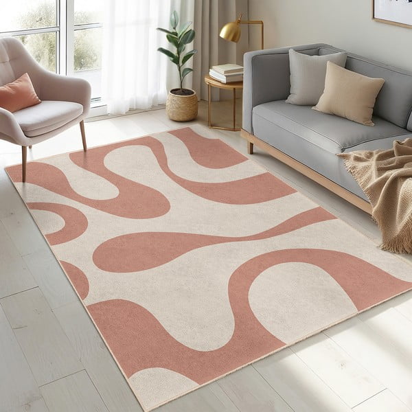 Ružičasti periv tepih 80x150 cm Strawberry Latte – Mila Home-image-4