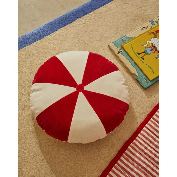 Crveni prošiven prekrivač od organskog pamuka 180x240 cm Sini – Kave Home-image-4