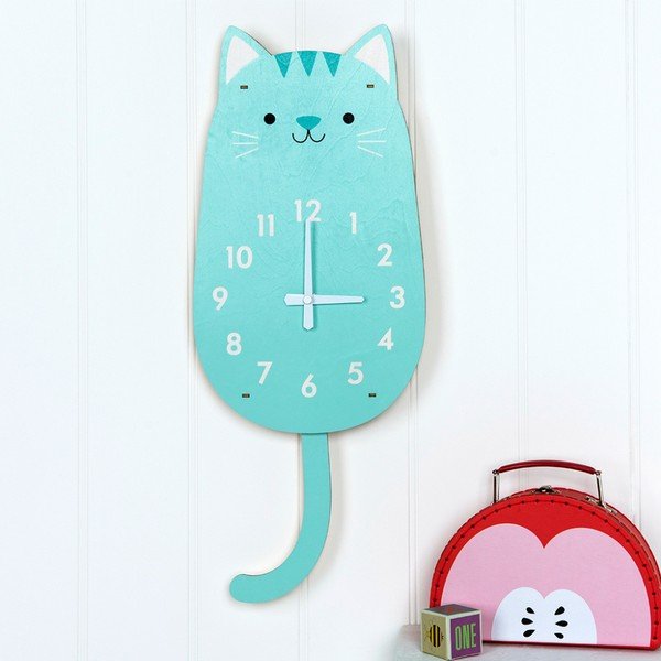 Drveni sat Rex London Cookie The Cat-image-2