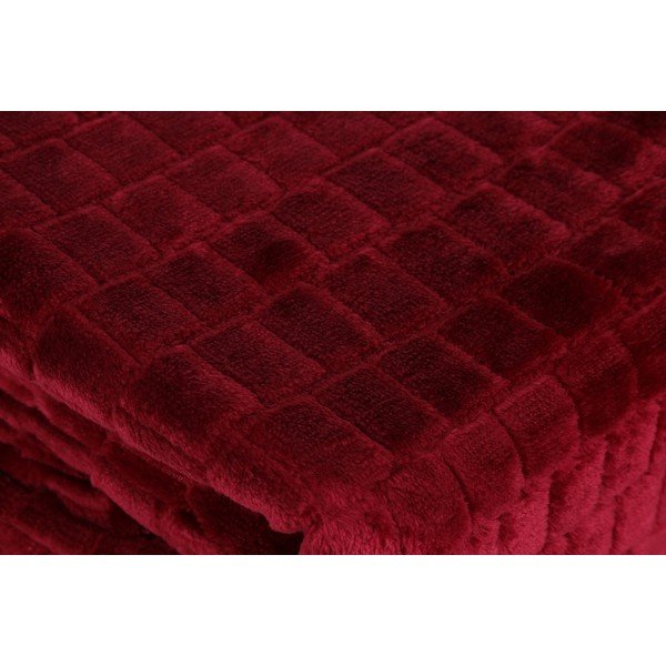 Crveni prekrivač za bračni krevet 200x220 cm Melinda - Mijolnir-image-2