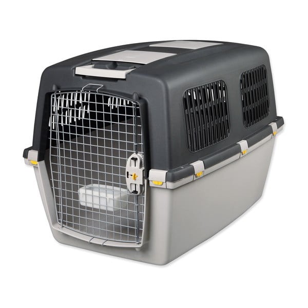 Sivi transporter za kućne ljubimce za kućne ljubimce 92x64 cm Trixie Gulliver 6 M-L – Plaček Pet Products