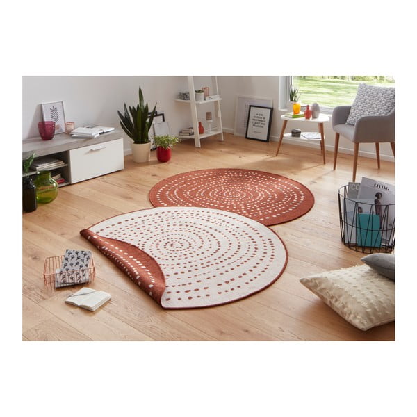 Crveni vanjski tepih NORTHRUGS Bali, ⌀ 140 cm-image-2