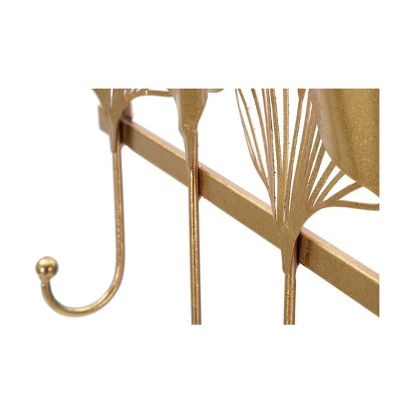 Metalna zidna vješalica u zlatnoj boji Leaves - Mauro Ferretti-image-3