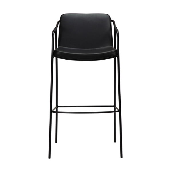 Crna barska stolica od imitacije kože DAN-FORM Denmark Boto, visina 105 cm-image-1