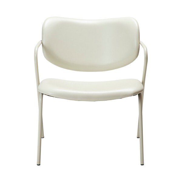 Krem fotelja od imitacije kože Zed - DAN-FORM Denmark-image-1