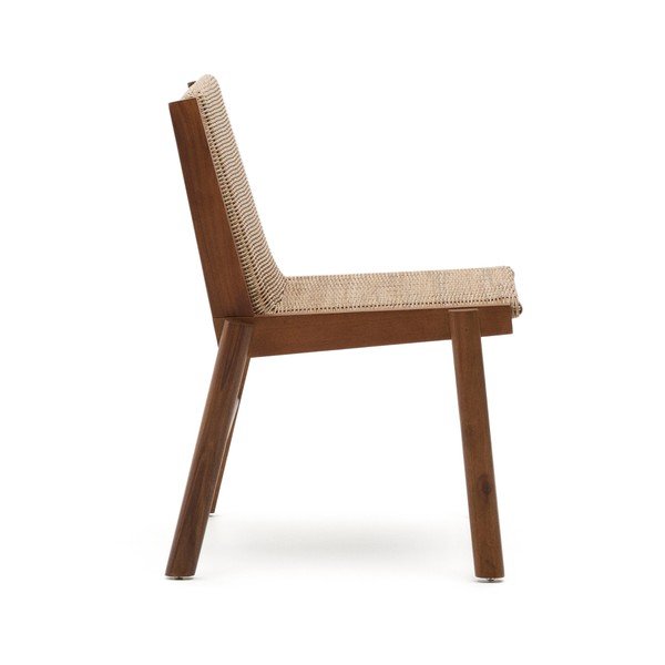 Vrtna stolica od masivnog drveta u prirodnoj boji Itani – Kave Home-image-2